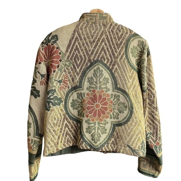 1990’s Vintage Painted Pony Tapestry Jacket - Picture 6 of 15